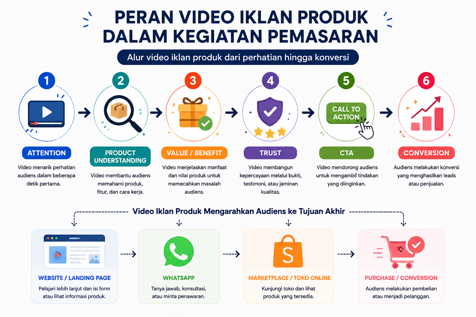 Peran video iklan produk dalam pemasaran dari menarik perhatian hingga mendorong konversi