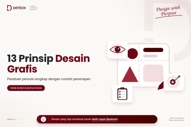 Featured image 13 prinsip desain grafis untuk pemula dari DIFITECH