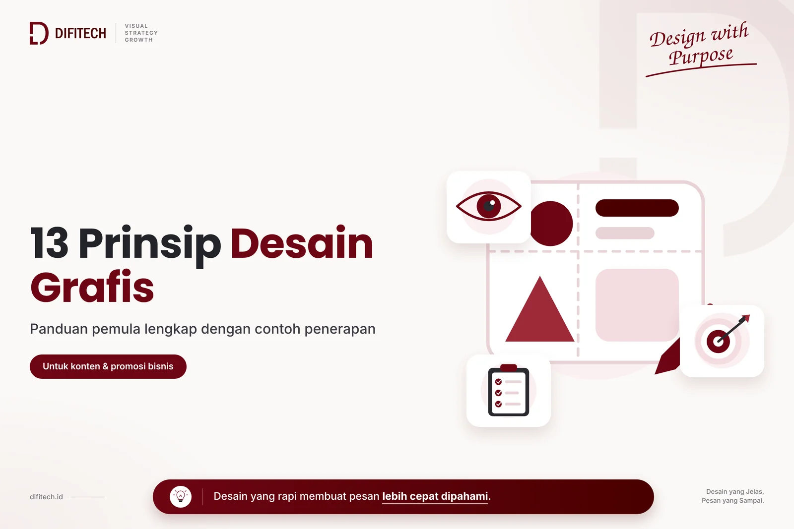 Featured image 13 prinsip desain grafis untuk pemula dari DIFITECH